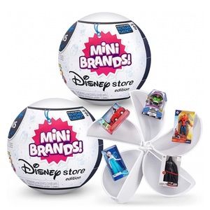 Mini Brands Disney Store 5 Surprises Blind Mystery Ball LOT OF 2